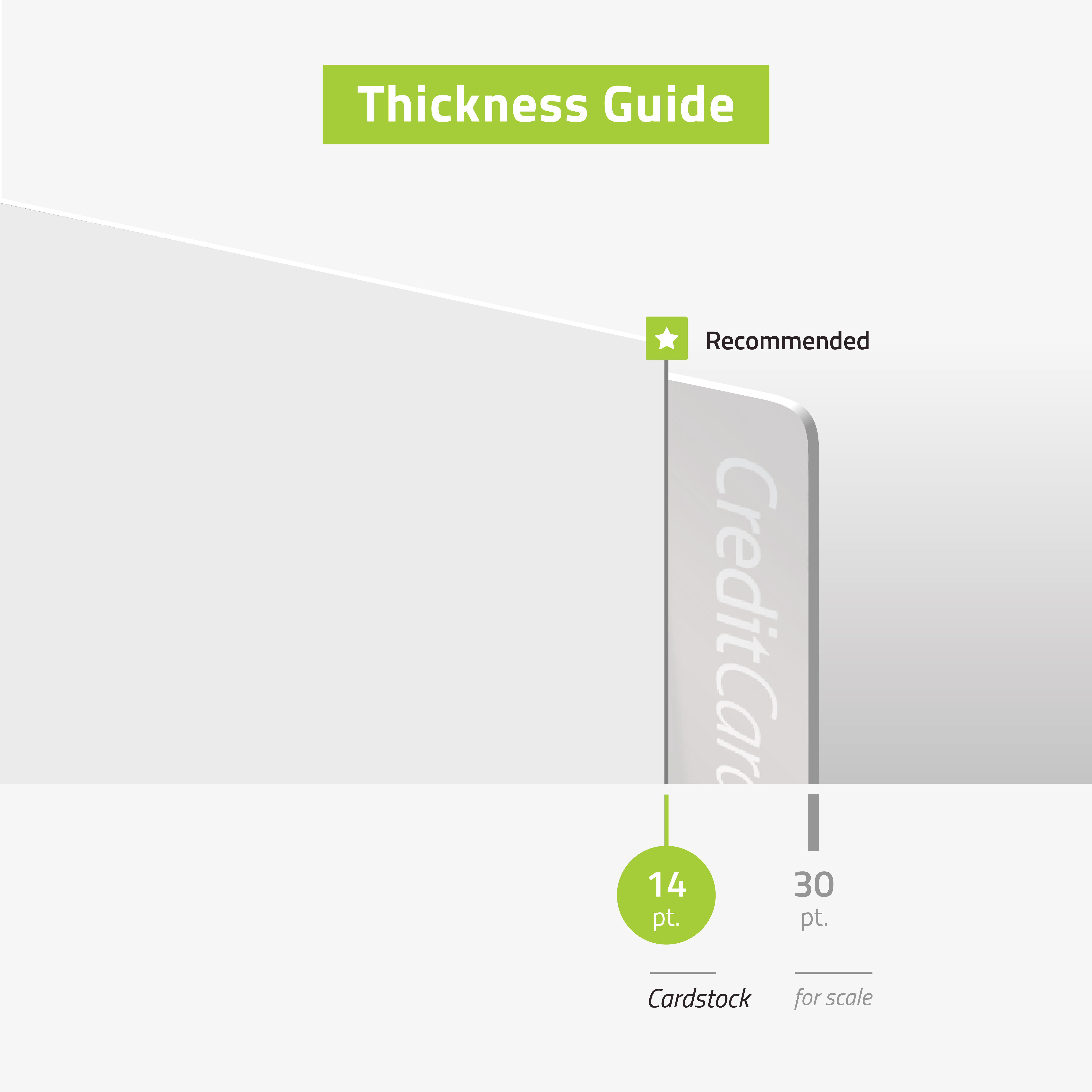 Oval Hang Tags Thickness